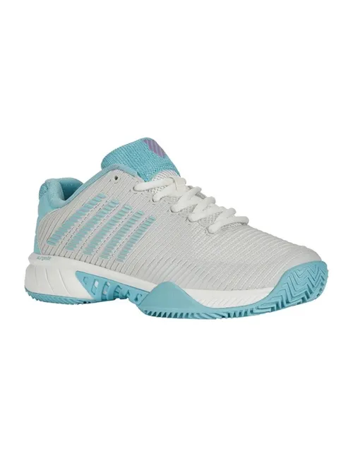 Kswiss Hypercourt Express 2 Hb Mujer Blanco Azul | Ofertas de pádel